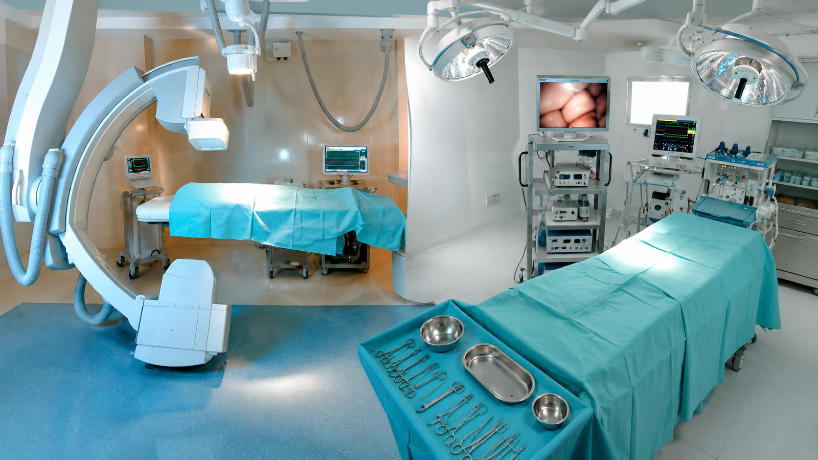 ISO-Certified Modular OT · Laparoscopic Suite